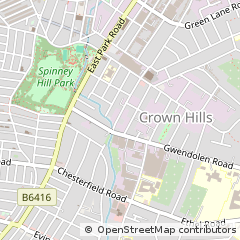 Map of Leicester