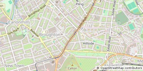 Map of Edinburgh