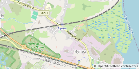Map of Llanelli, Carms