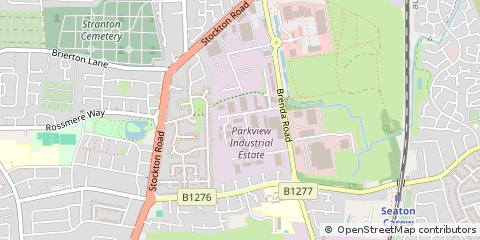 Map of Brenda Road, Hartlepool