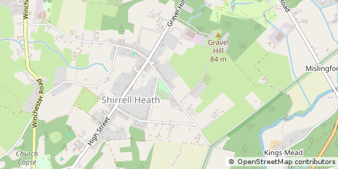 Map of Southampton, Hampshire
