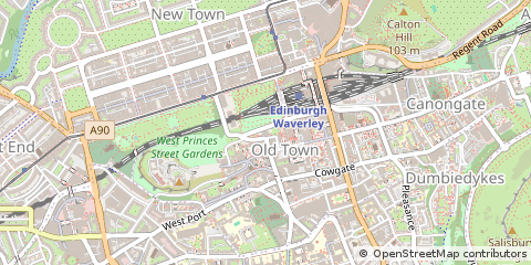 Map of Edinburgh