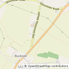 Map of Wotton-Under-Edge, South Gloucestershire