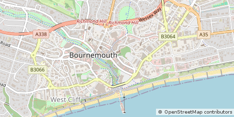 Map of Bournemouth