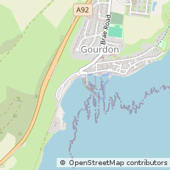 Map of Montrose, Angus
