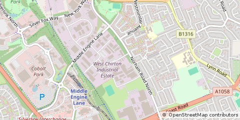 Map of North Shields