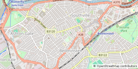 Map of Bristol