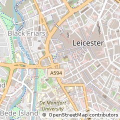 Map of Leicester
