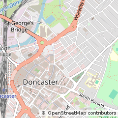 Map of South Yorkshire