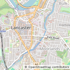 Map of Lancaster, Lancashire