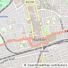 Map of Sutton