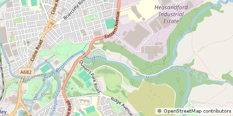 Map of Burnley