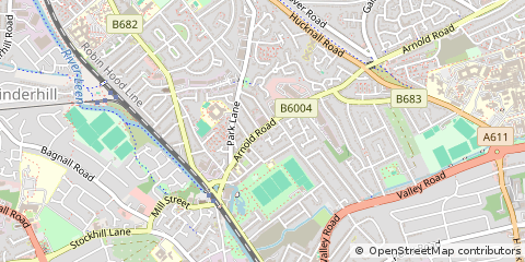 Map of Nottingham