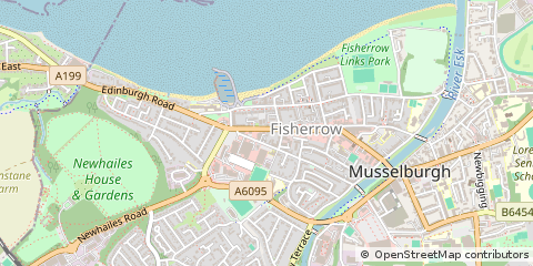Map of Musselburgh, East Lothian