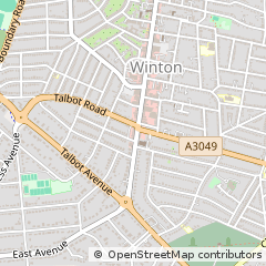 Map of Bournemouth, Dorset