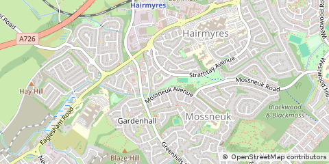 Map of Glasgow