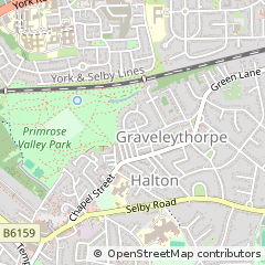 Map of Leeds, West Yorkshire