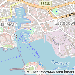 Map of Plymouth, Devon