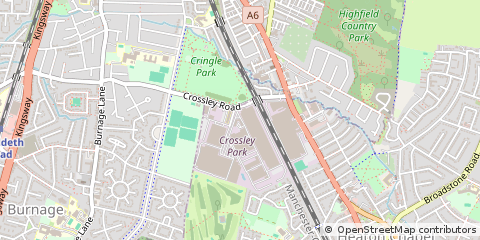 Map of Stockport