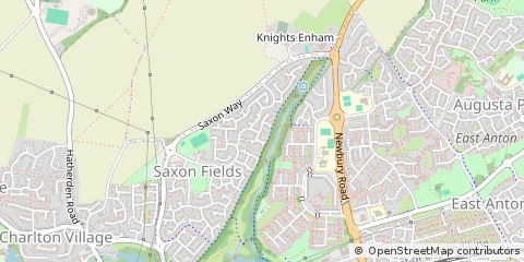 Map of Andover, Hampshire