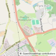 Map of Oswestry, Shropshire