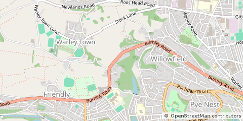 Map of Sowerby Bridge