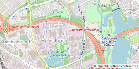Map of Milton Keynes