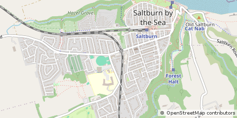 Map of Saltburn-by-the-SEA
