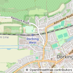 Map of Dorking