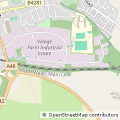Map of Industrial Estate Pyle, Bridgend