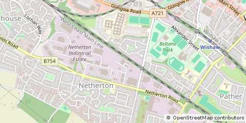 Map of Wishaw
