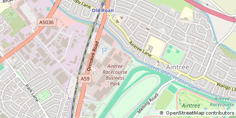 Map of Liverpool, Merseyside