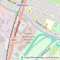 Map of Liverpool, Merseyside