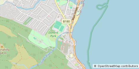 Map of Newcastle, County Down