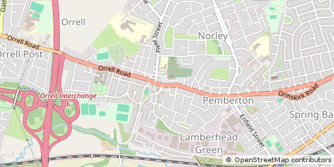 Map of Wigan