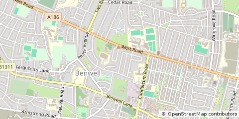 Map of Newcastle Upon Tyne