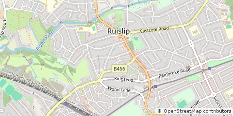 Map of Ruislip