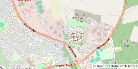 Map of Stafford, Staffordshire
