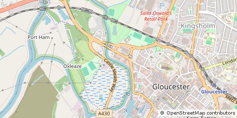 Map of Gloucester