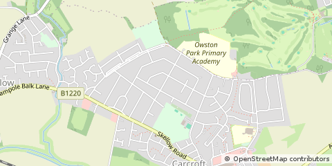 Map of Doncaster