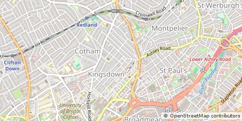 Map of Bristol