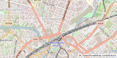 Map of Manchester