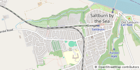 Map of Saltburn-by-the-SEA