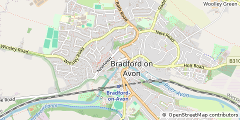 Map of Bradford-on-Avon