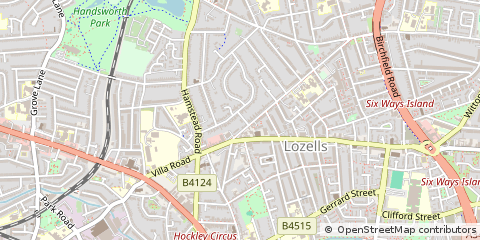 Map of Birmingham, West Midalands