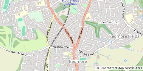 Map of Stourbridge, West Midlands