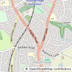 Map of Stourbridge, West Midlands