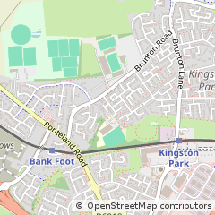 Map of Newcastle Upon Tyne, Tyne and Wear