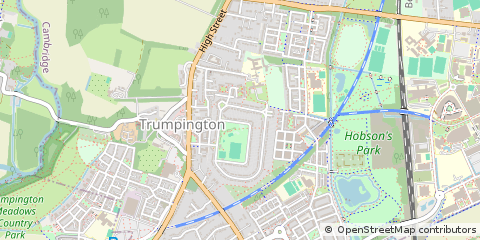 Map of Cambridge, Cambridgeshire