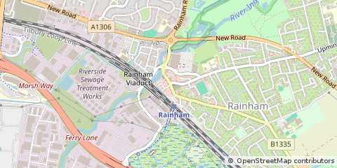 Map of Rainham